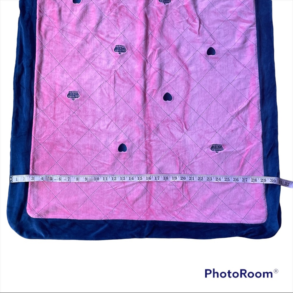 Matching Juicy Couture Travel Blanket or Pillow Bubblegum Pink. Barbie - Picture 10 of 11